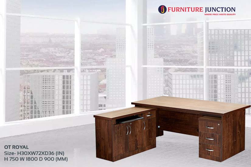 Wooden Computer Table Designs in Kolkata - Furniture Junction